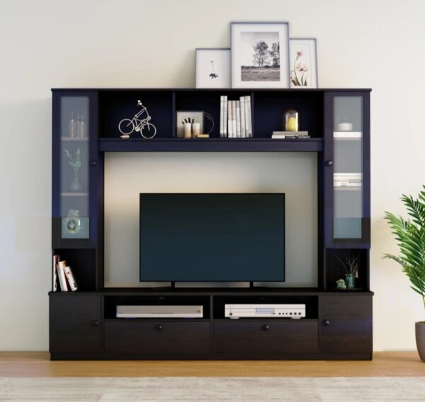 Modern Wall Mounted Wooden TV Unit