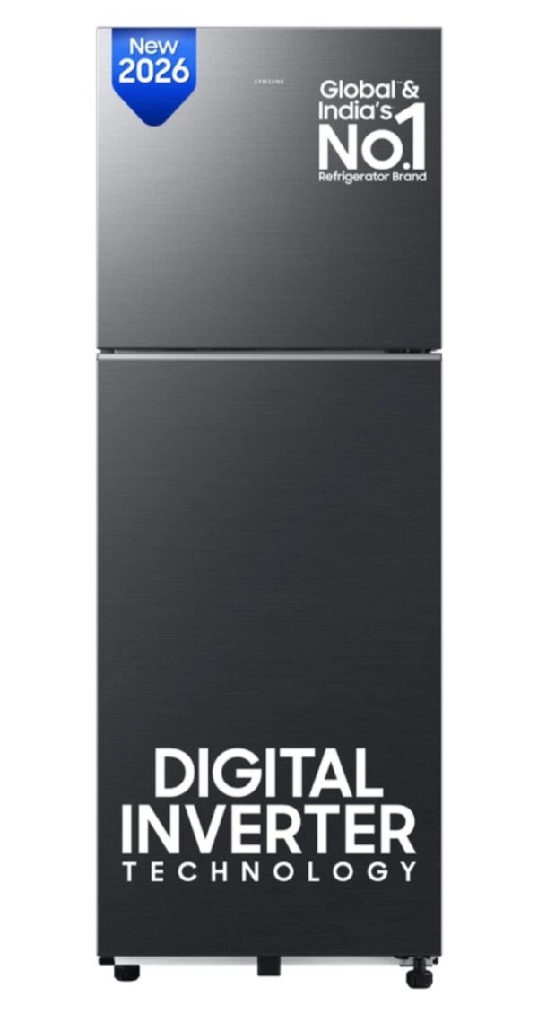 Energy Efficient Double Door Refrigerator with Inverter Cooling